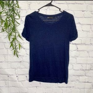 Athleta scrunch sleeve top